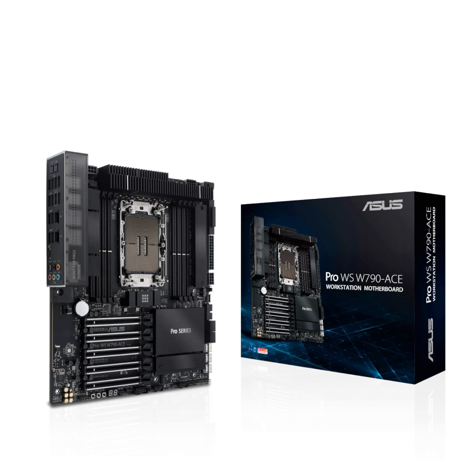 ASUS emaplaat PRO WS W790-ACE Intel LGA4677 DDR5 SSI CEB, 90MB1C70-M0EAY0