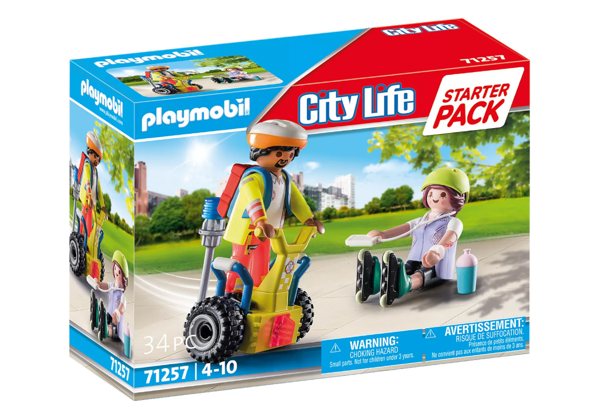 Playmobil klotsid City Life 71257 Rescue with Balance Racer Starter Pack