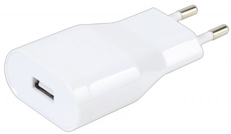 Vivanco USB laadija 1A, valge (38348)