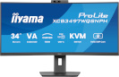 iiyama monitor 86,4cm (34") XCB3497WQSNPH-B1 21:9 HDMI+DP+USB-C Webc