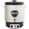 Weck pastöriseerija Preserving Cooker Stainless Steel with Clock and Tap, hõbedane/must