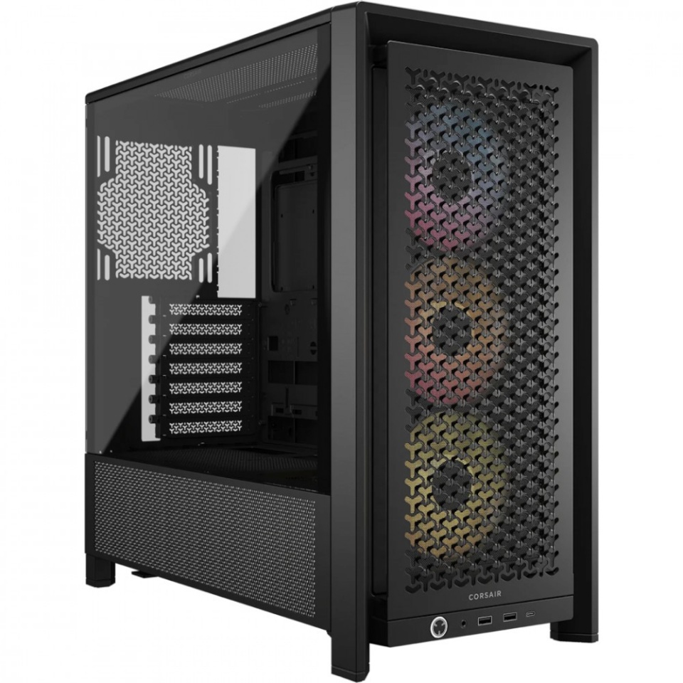 Corsair korpus FRAME 4000D RS ARGB (must, Tempered Glass)