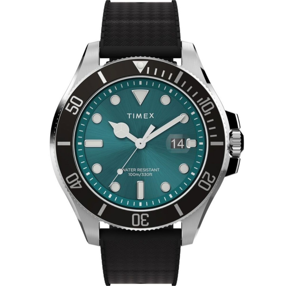 Timex meeste kell HARBORSIDE COAST roheline (Ø 43mm)