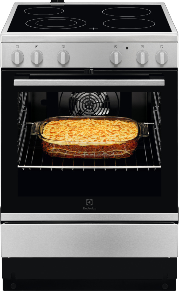 Electrolux keraamiline pliit LKR64001NX, roostevaba teras