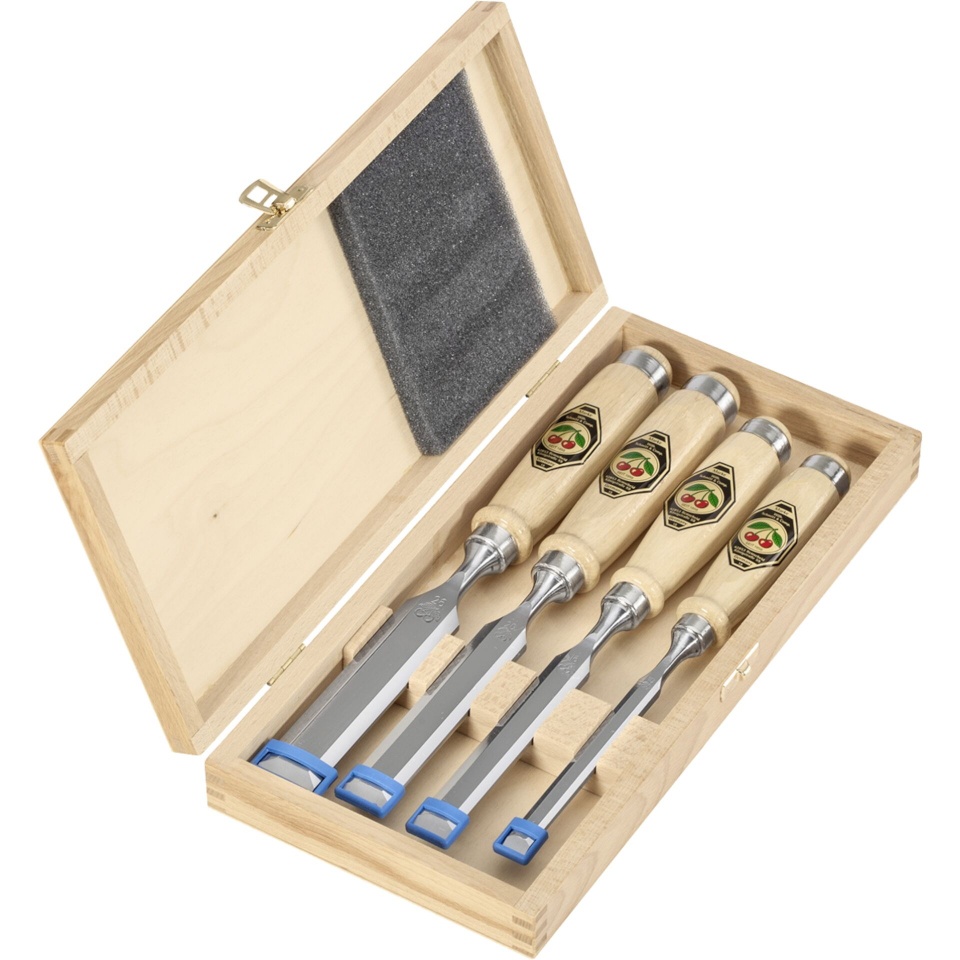 Kirschen peitlite komplekt Firmer Chisel Set 4-osaline 1141 HK in Wooden Box 1141000