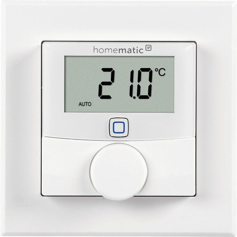 Homematic termostaat HMIP-WTH-2 IP Smart Home Wall Thermostat with Humidity Sensor, valge