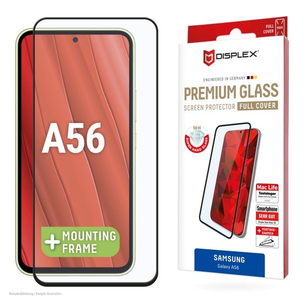 Displex kaitseklaas Samsung Galaxy A56 5G Full Cover 3D Glass By must