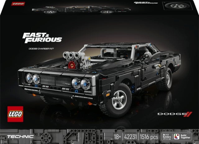 LEGO klotsid Technic 42231 - Kiired ja vihased Dodge Charger R/T auto