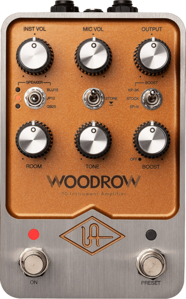 Universal Audio kitarripedaal Woodrow '55 instrumendivõimendi pedaal