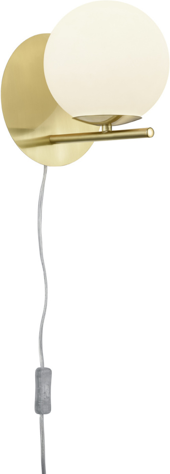 Trio seinavalgusti Pure Wall Lamp, E14, kuldne