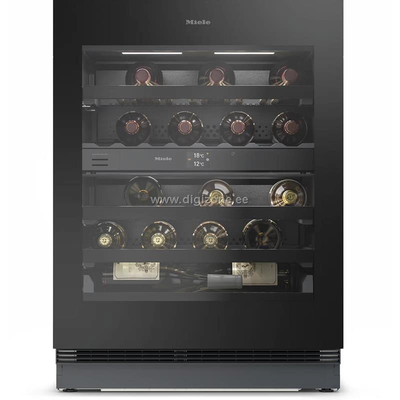 Miele integreeritav veinikülmik KWTUS7096E Built-in Wine Cooler, 82cm, must