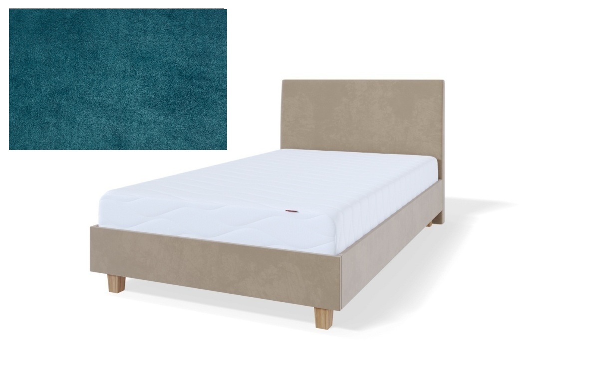 Sleepwell kontinentaalvoodi raam RED MODULAR, 140x200x20cm, HARRISSON Petrol meresinine