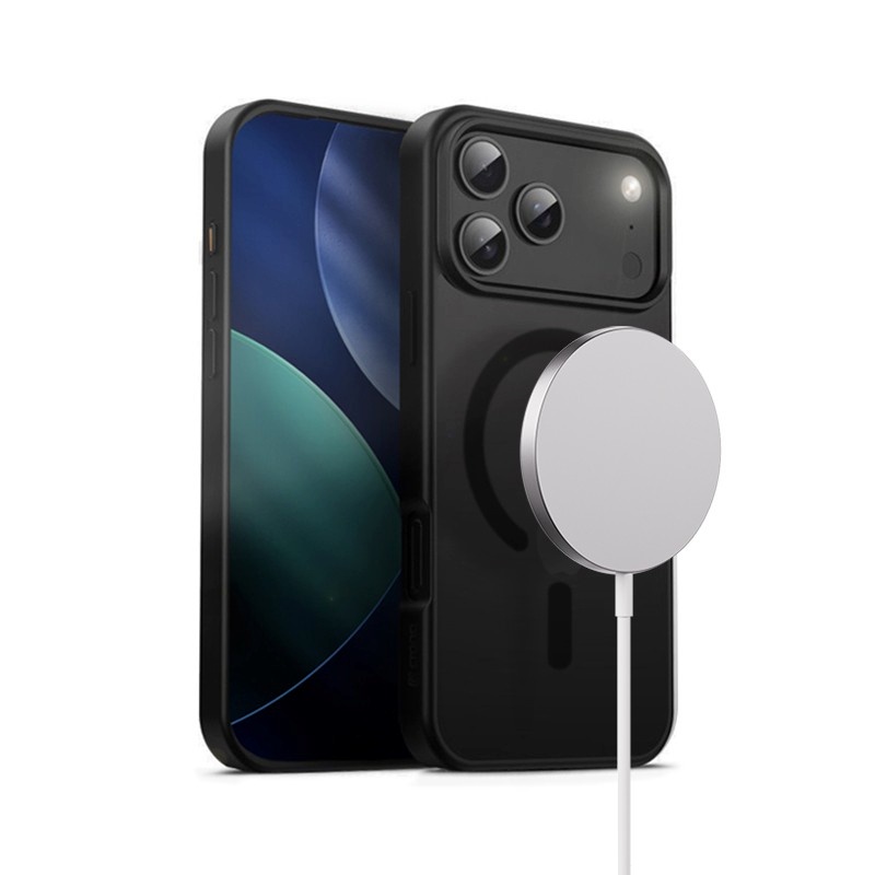 Crong kaitsekest MagSafe iPhone 17 Pro Max must hybrid