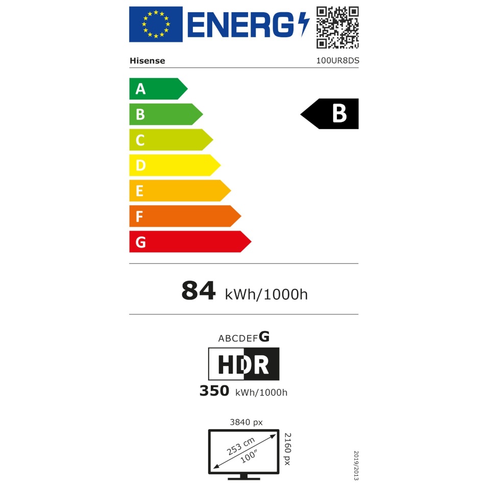 Hisense televiisor 100UR8DS