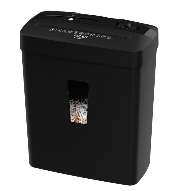 Adler paberipurustaja AD 1037 Document Shredder must