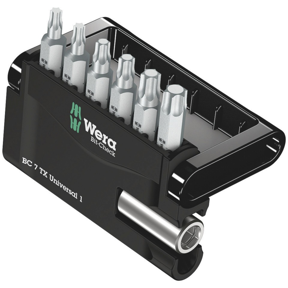 Wera kruvikeerajate komplekt Bit-Check 7 TX universal 1