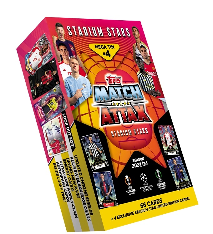 Topps jalkakaardid Match Attax 2023/24 - Stadium Stars Mega Tin #4