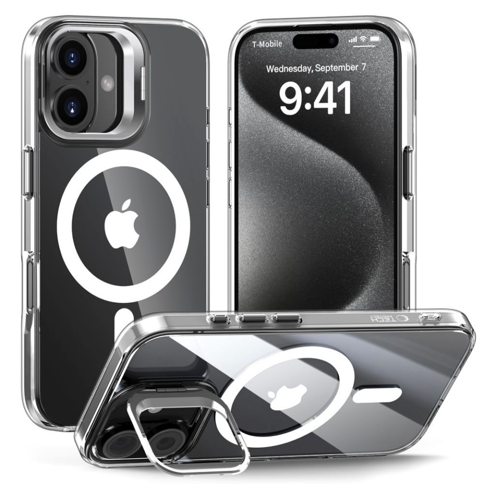Tech-Protect MAGSTAND MagSafe iPhone 16 CLEAR