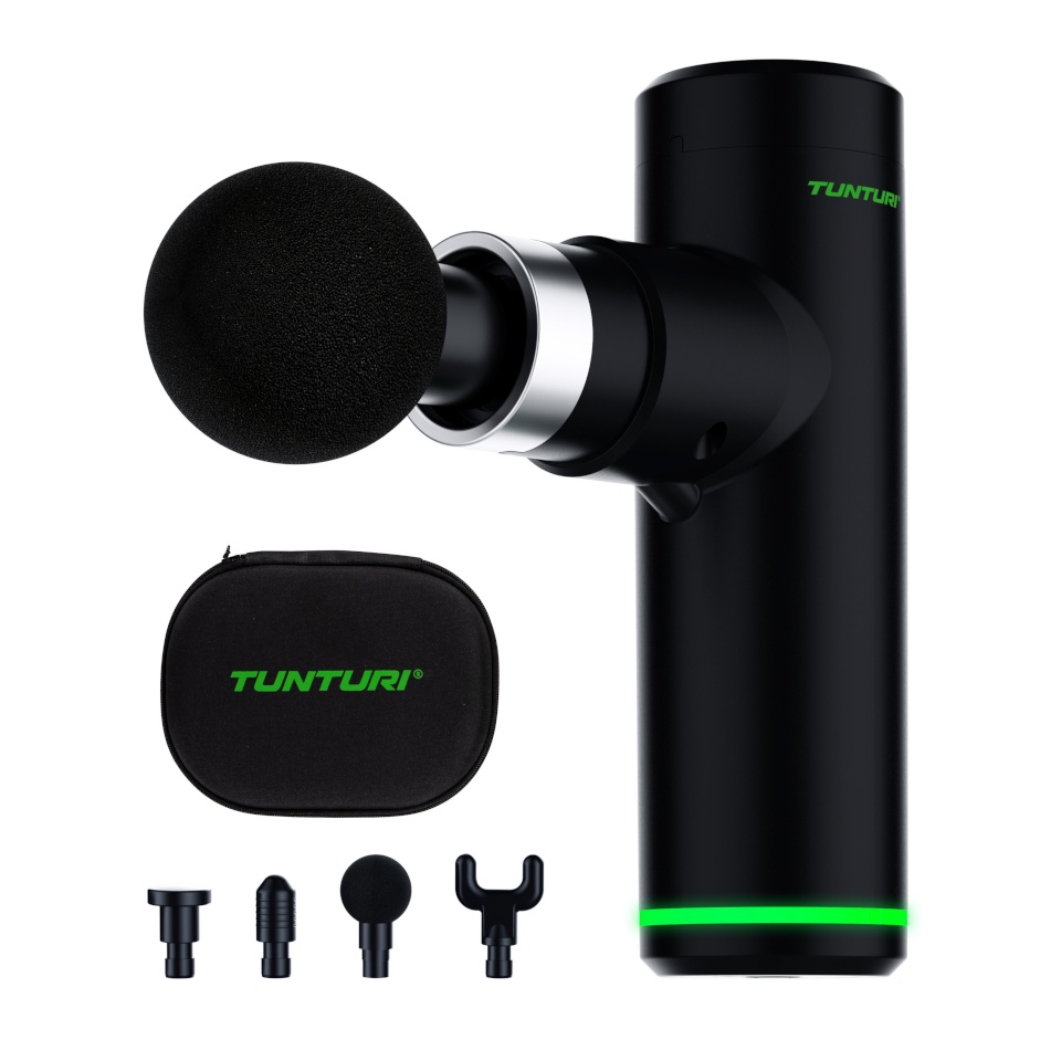Tunturi massaažipüstol Mini Muscle Maintenance Hammer, must