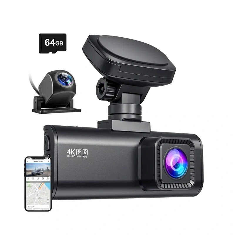 Redtiger pardakaamera F7N WiFi 4K + 1080p Dashcam