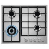 Aeg pliidiplaat AEG Hob HGB64420SM Gas, Number of burners/cooking zones 4, Rotary knobs, Stainless steel