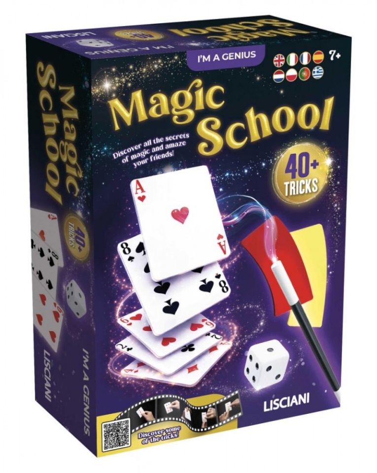 Lisciani Science set Im A Genius Magic school 40 tricks