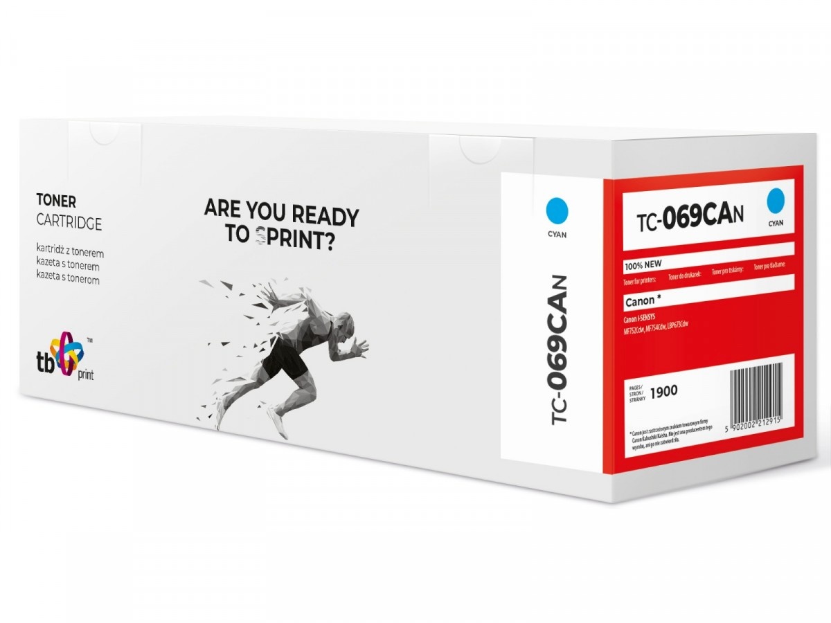 TB Print tooner for Canon MF752 TC-069CAN CY 100% new