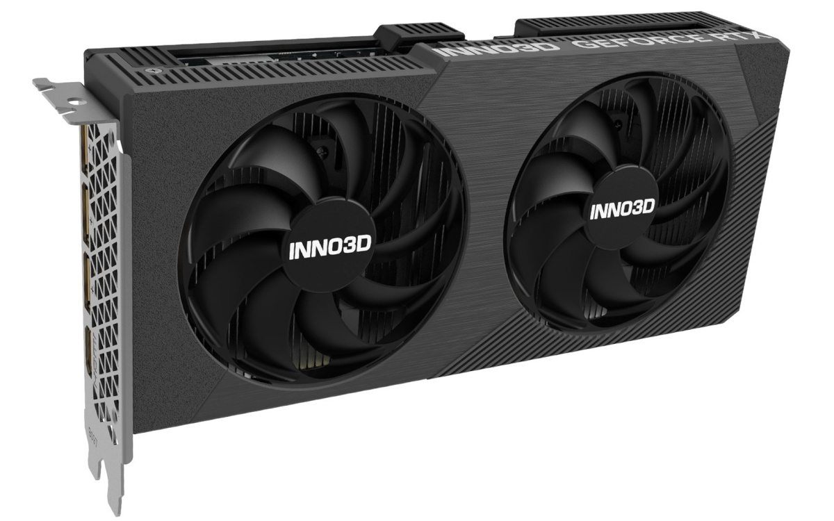 Inno3D videokaart GeForce RTX 5060 TWIN X2 8GB (DLSS 4, 3x DisplayPort, 1x HDMI 2.1)