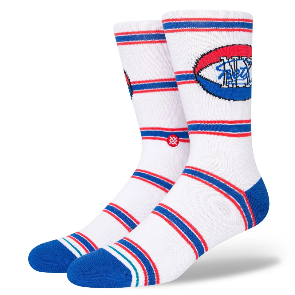 Stance sokid NBA CLASSICS NETS valge/sinine/punane 43/47