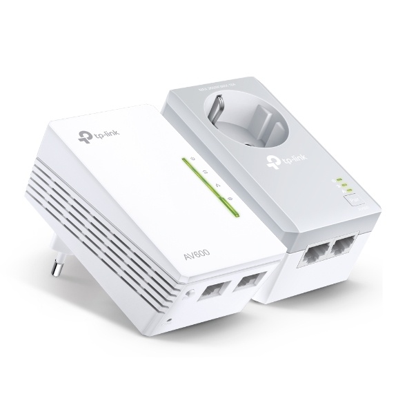 TP-LINK adapter AV600 Powerline Wi-Fi Kit TL-WPA4226 KIT 10/100 Mbit/s, Ethernet LAN (RJ-45) ports 4, 802.11n, Wi-Fi data rate (max) 300 Mbit/s, Data transfer rate (max) 600 Mbit/s, Extra socket