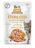 Brit kassitoit Care Cat Sterilized Salmon & Tuna Pouch, 85g