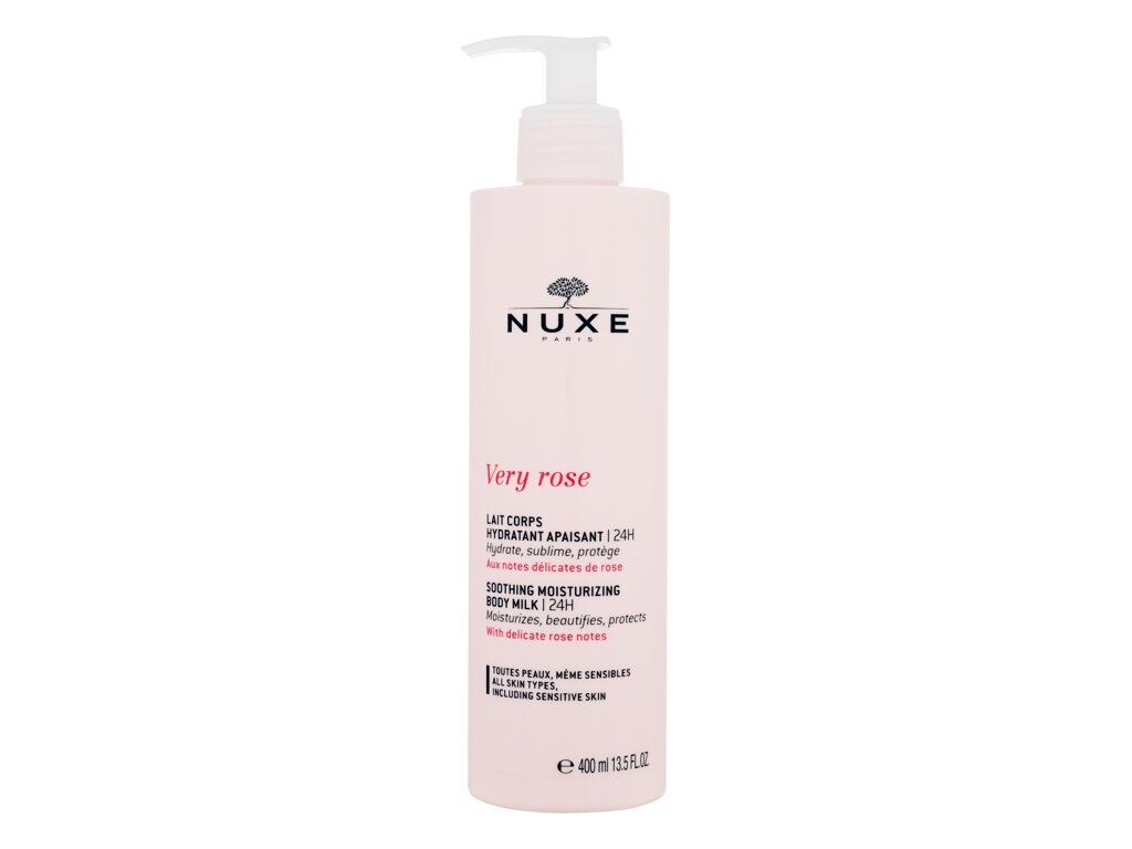Nuxe ihupiim Very Rose Soothing Moisturizing Body Milk 400ml, naistele