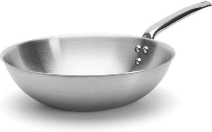 De Buyer Alchimy wokkpann, 28 cm, roostevaba teras