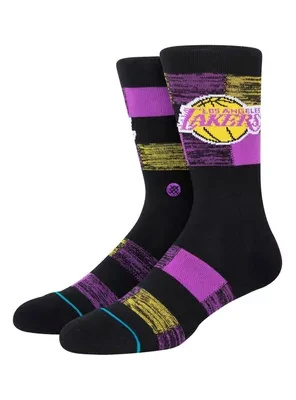 Stance sokid LAKERS CRYPTIC suurus 43-47 must/lilla