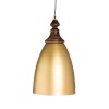 BGB Home laelamp 21x21x37cm kuldne puidust Raud
