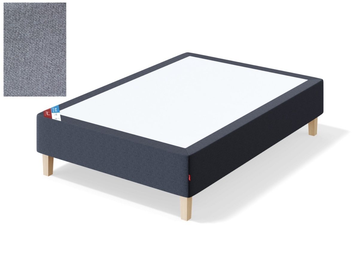 Sleepwell kušett BLUE POCKET, 140x200x28cm, AGGE helehall, jäik