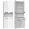 Top E Shop vannitoakapp NEL 2K DK BPOŁ bathroom storage cabinet valge