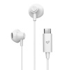 Energy Sistem Wired Earphones | EasyPods Type C | Built-in mikrofon | USB-C | Snow