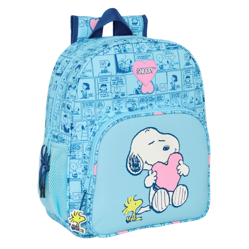 Snoopy seljakott Love sinine 32x38x12cm