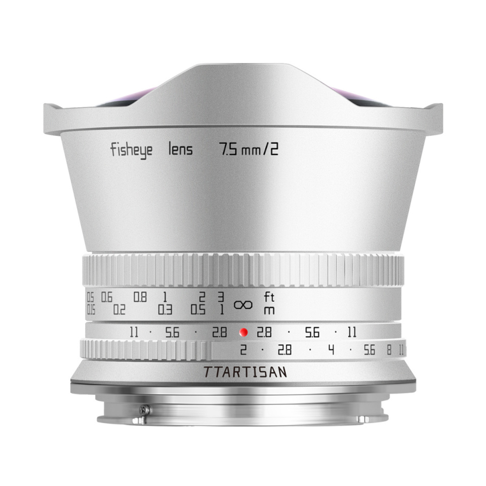 TTARTISAN 2.0/7.5 mm kõrgobjektiiv, Canoni RF-kinnitus, kalasilmobjektiiv