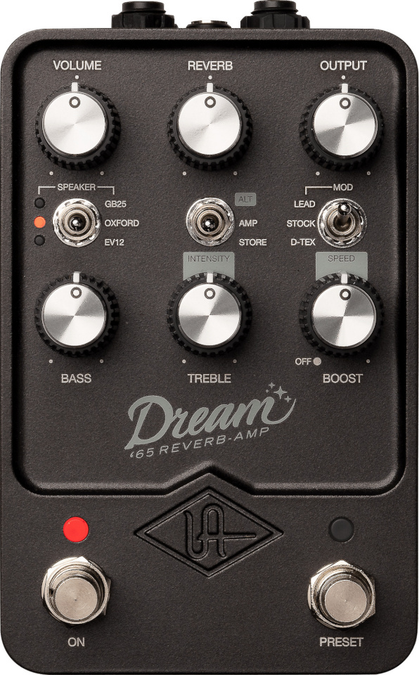 Universal Audio kitarripedaal Dream '65 Reverb võimendi pedaal