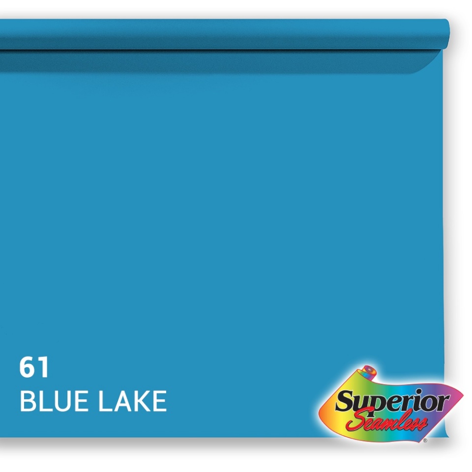Superior taust Background Paper 61 Blue Lake 1.35x11m