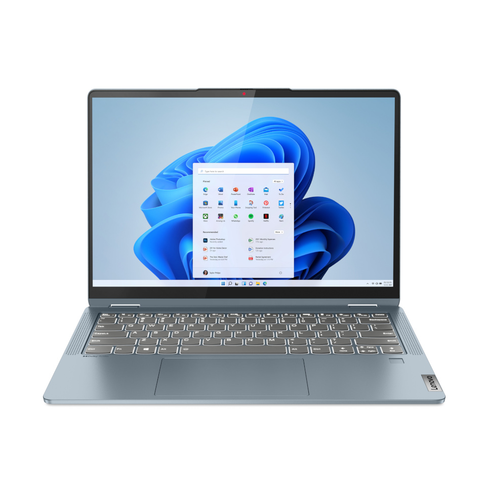Lenovo sülearvuti 14" Flex 5 14ABR8 R7 7730U, 16GB, 512GB M.2 SSD, WUXGA, multi touch, W11 Software ES Keyboard ES Garantii 1a, reThink