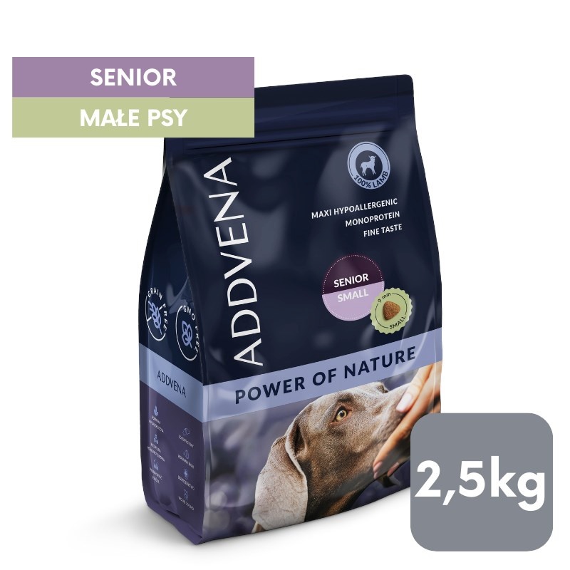 Addvena kuivtoit koerale POWER OF NATURE dla starszych psów małych ras 2,5kg