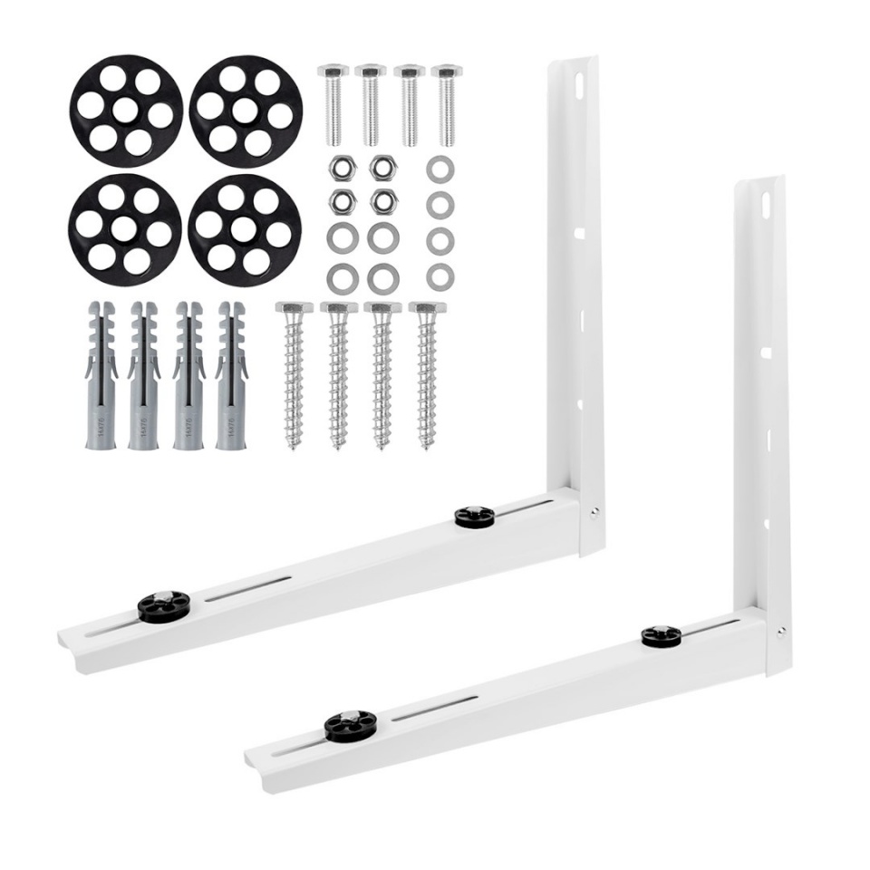 Maclean Bracket / Mount for konditsioneeri / Heat Pump, arm length 500x550 mm, galvanized steel, up to 250 kg, MC-144