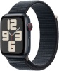 Apple Watch SE (2023) GPS + Cellular 44mm Midnight Aluminum Case with Midnight Sport Loop, must