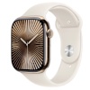 Apple nutikell Watch Series 10 GPS + Cellular 46 mm Gold Titanium Case with Starlight Sport Band - S/M