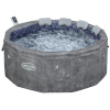 Bestway mullivann Lay-Z-Spa Carrara ThermaCore UltraFit Smart AirJet 6 Outdoor Hot Tub, 170cm x 65cm, hall