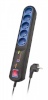 Lestar pikendusjuhe Surge protector strip LFT-2005, 3L EMI/RFI, 2.5m must