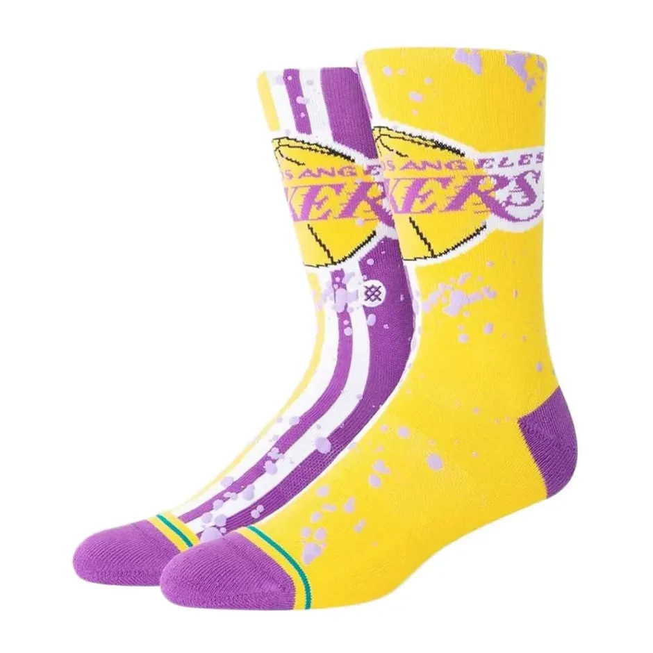 Stance sokid OVERSPRAY suurus 43-47 kollane/lilla